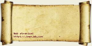 Hana Bzeničanin vizit kartica